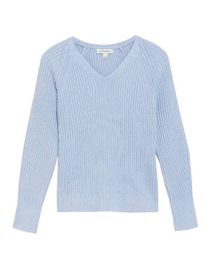 marksandspencer T50 5119T svetr s vysokým podilem bavlny a vystrihem do v cena 2 599Kc.jpg